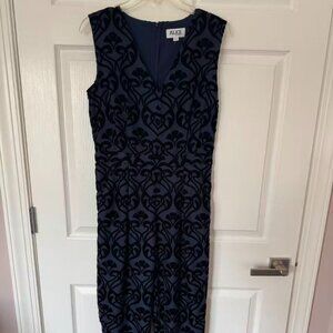 Alice by Temperley V-neck Blue Jumpsuit, Sz 8